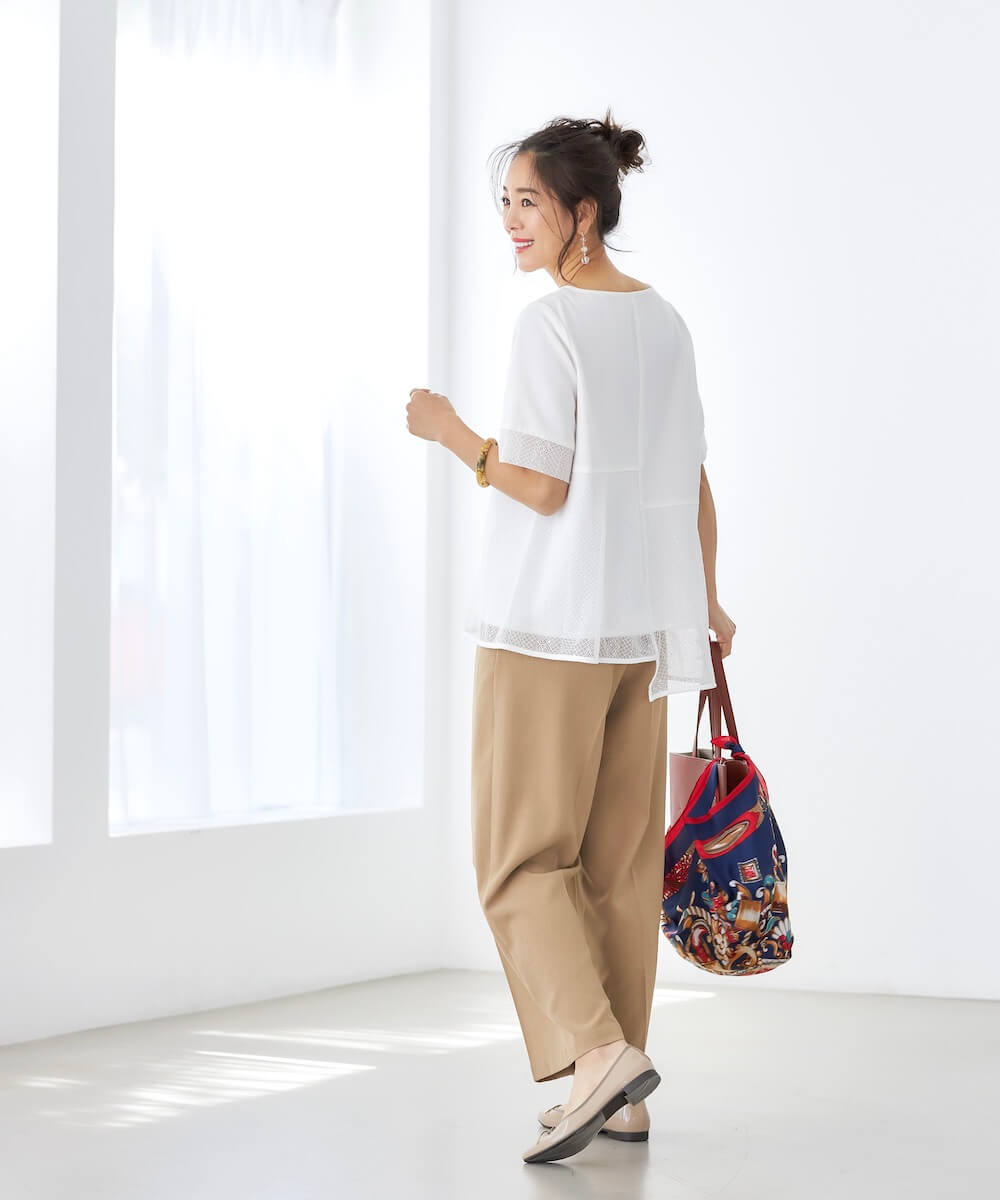 ★プライスダウン★50％OFF★アシンメトリーレース切替ブラウス | WEBストア | ファッションレンタル【EDIST. CLOSET】