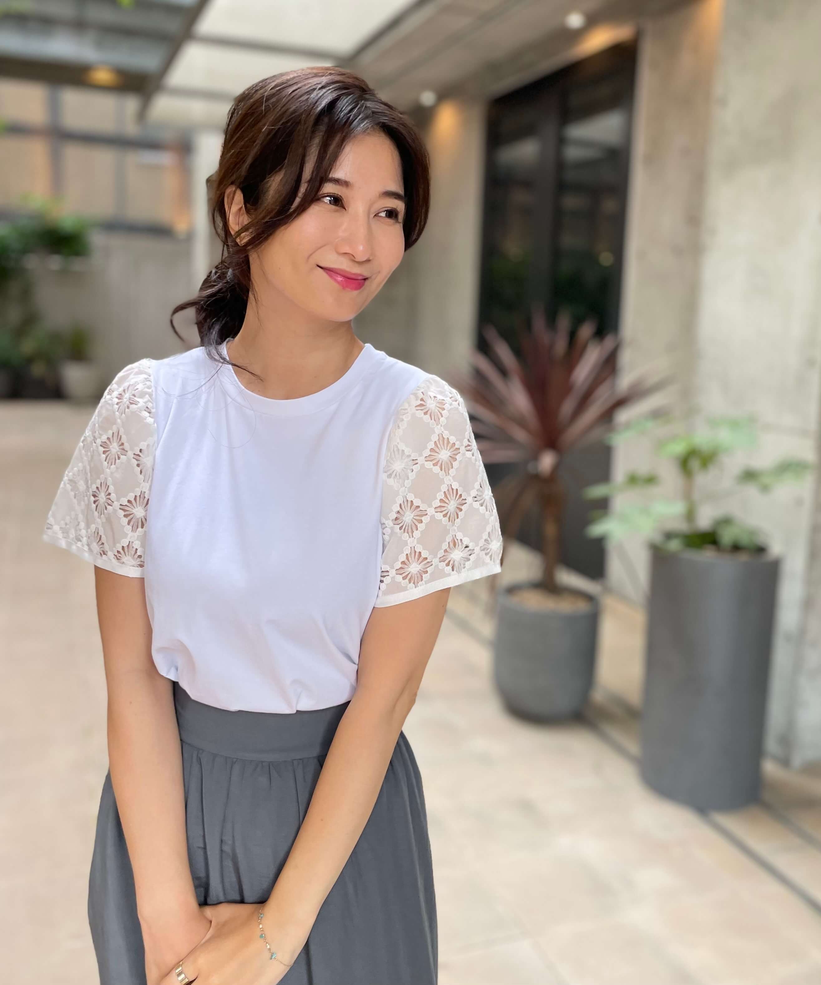 ★プライスダウン・50％OFF★エンブロイダリー袖カットソー | WEBストア | ファッションレンタル【EDIST. CLOSET】