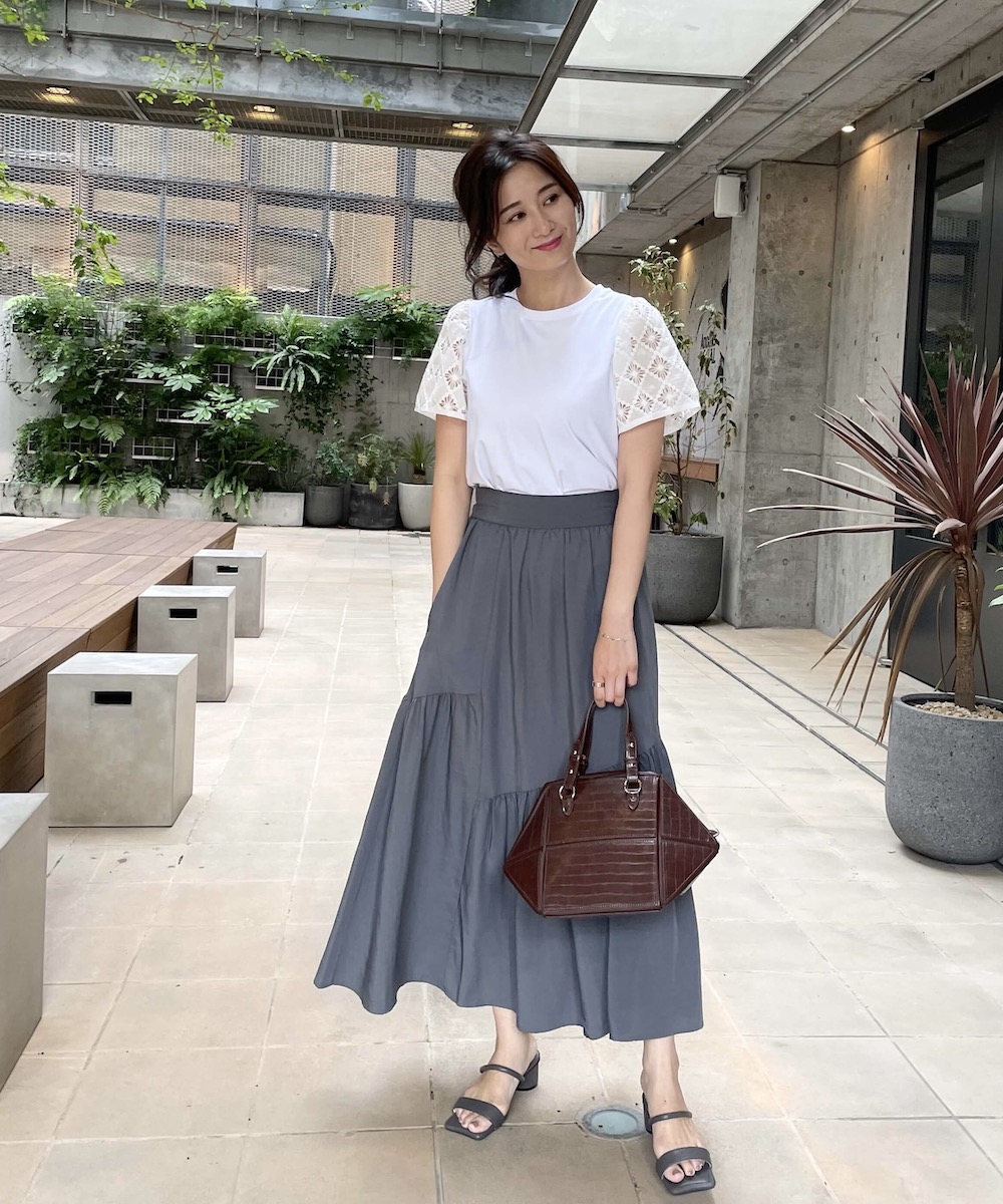 ★プライスダウン・50％OFF★エンブロイダリー袖カットソー | WEBストア | ファッションレンタル【EDIST. CLOSET】