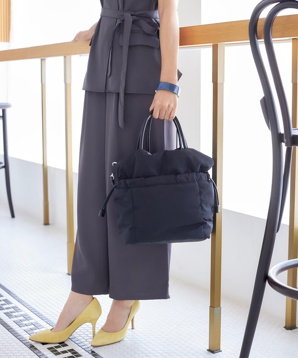 ★30％OFF★【ミニショルダー付】巾着パファートートバッグ | WEBストア | ファッションレンタル【EDIST. CLOSET】