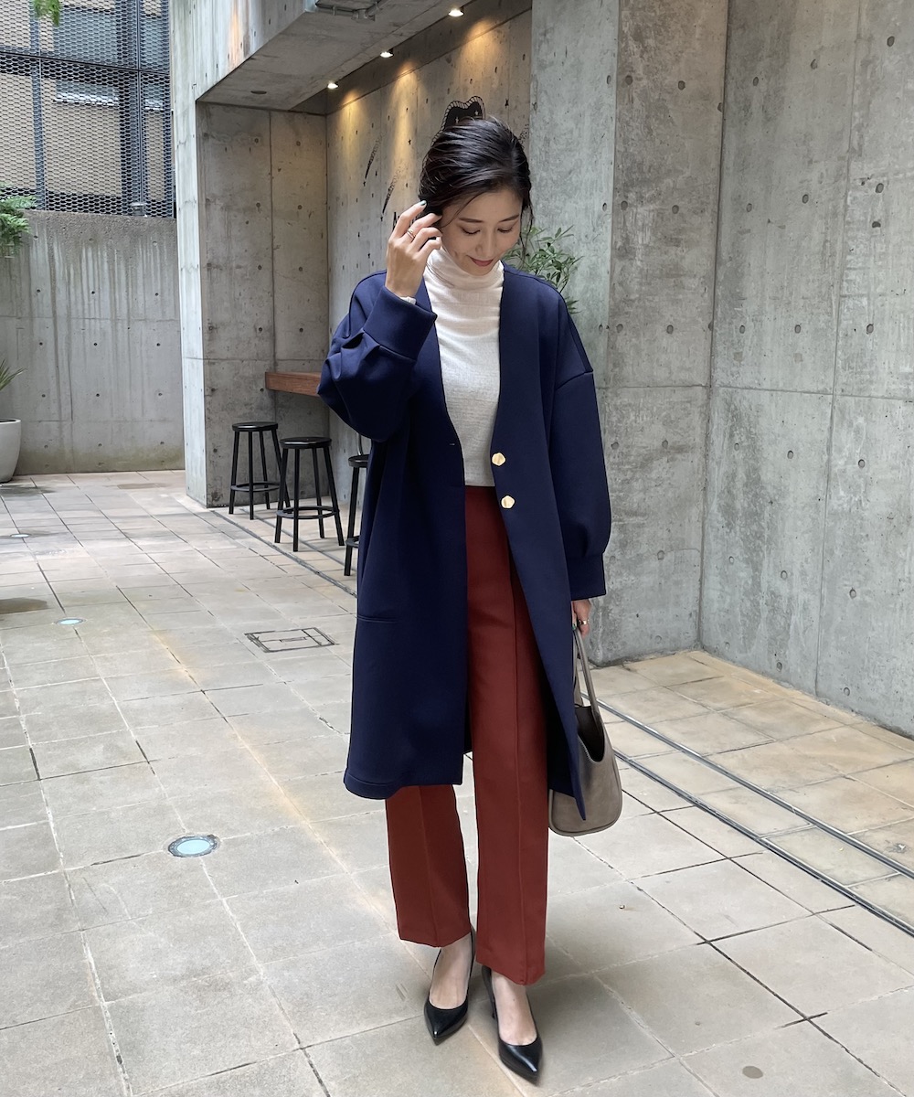 ★10％OFF★金ボタンロングブルゾン | WEBストア | ファッションレンタル【EDIST. CLOSET】
