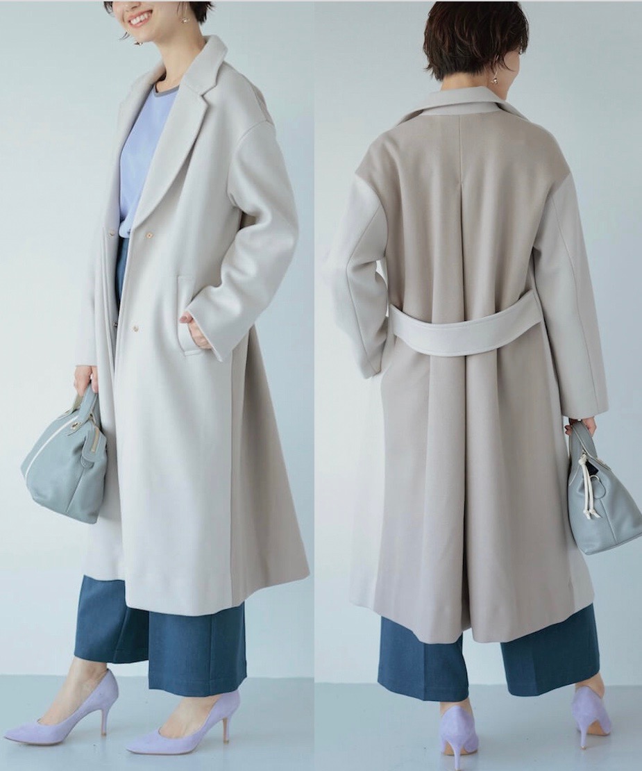 ★65％OFF★バイカラーロングコート | WEBストア | ファッションレンタル【EDIST. CLOSET】