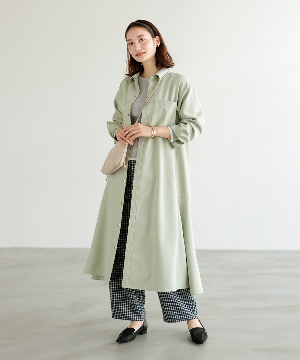 ★10％OFF★バックテールロングシャツワンピース | WEBストア | ファッションレンタル【EDIST. CLOSET】
