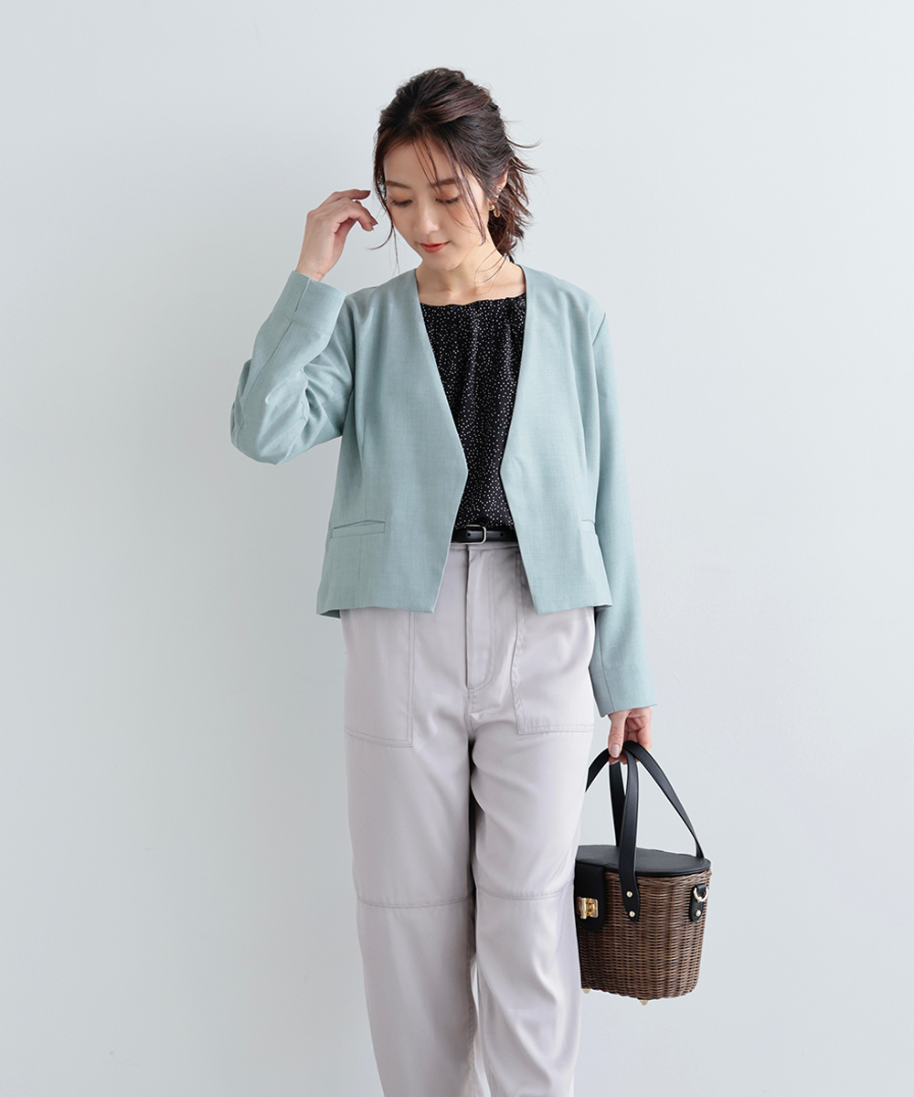 ★10％OFF★ランダムドットギャザーブラウス | WEBストア | ファッションレンタル【EDIST. CLOSET】