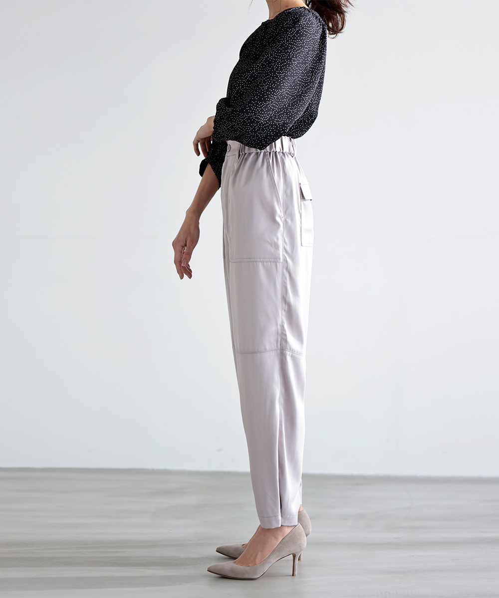 【LAST SALE】未使用品・グロッシー２wayシルエットカーゴパンツ | WEBストア | ファッションレンタル【EDIST. CLOSET】