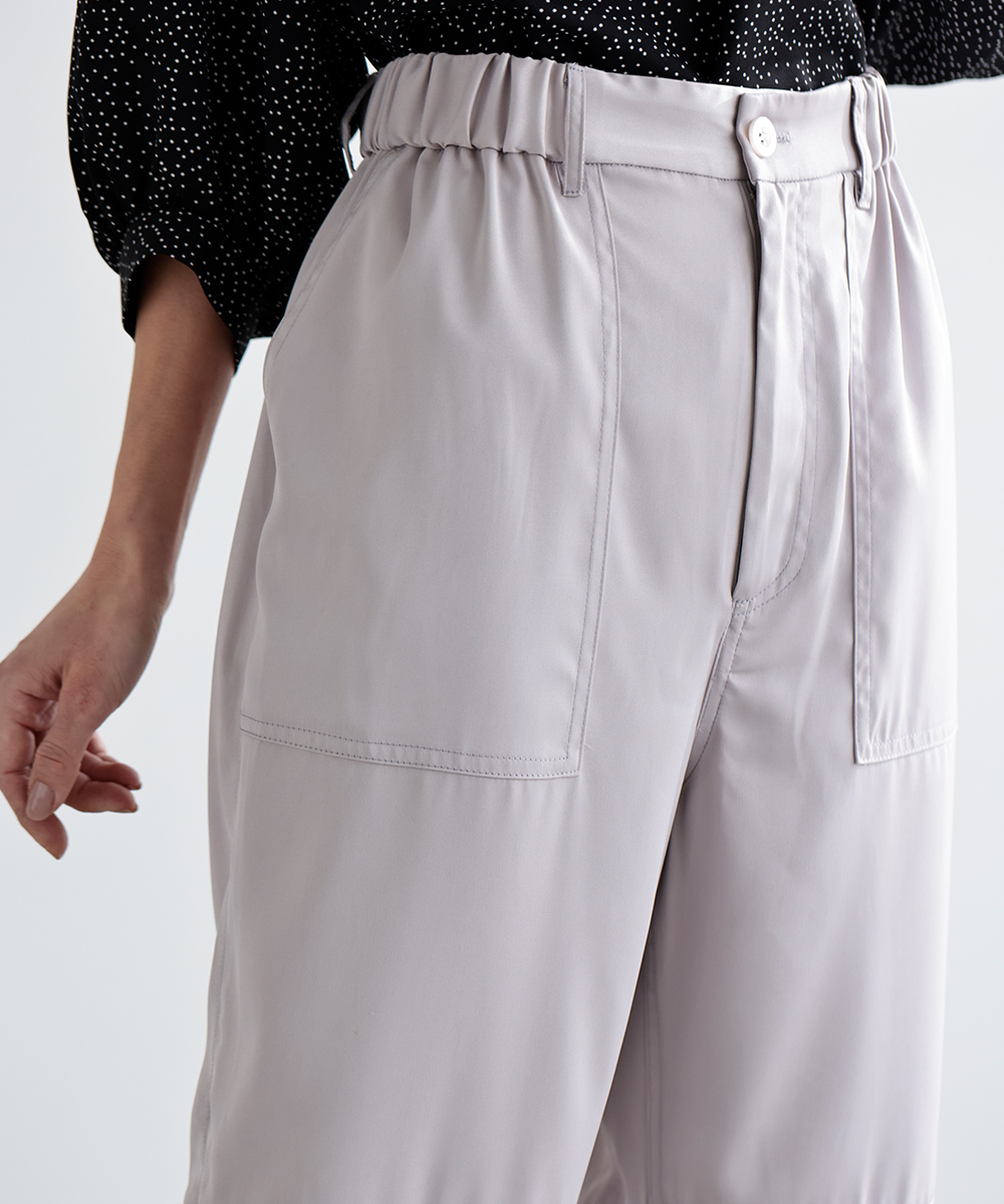【LAST SALE】未使用品・グロッシー２wayシルエットカーゴパンツ | WEBストア | ファッションレンタル【EDIST. CLOSET】