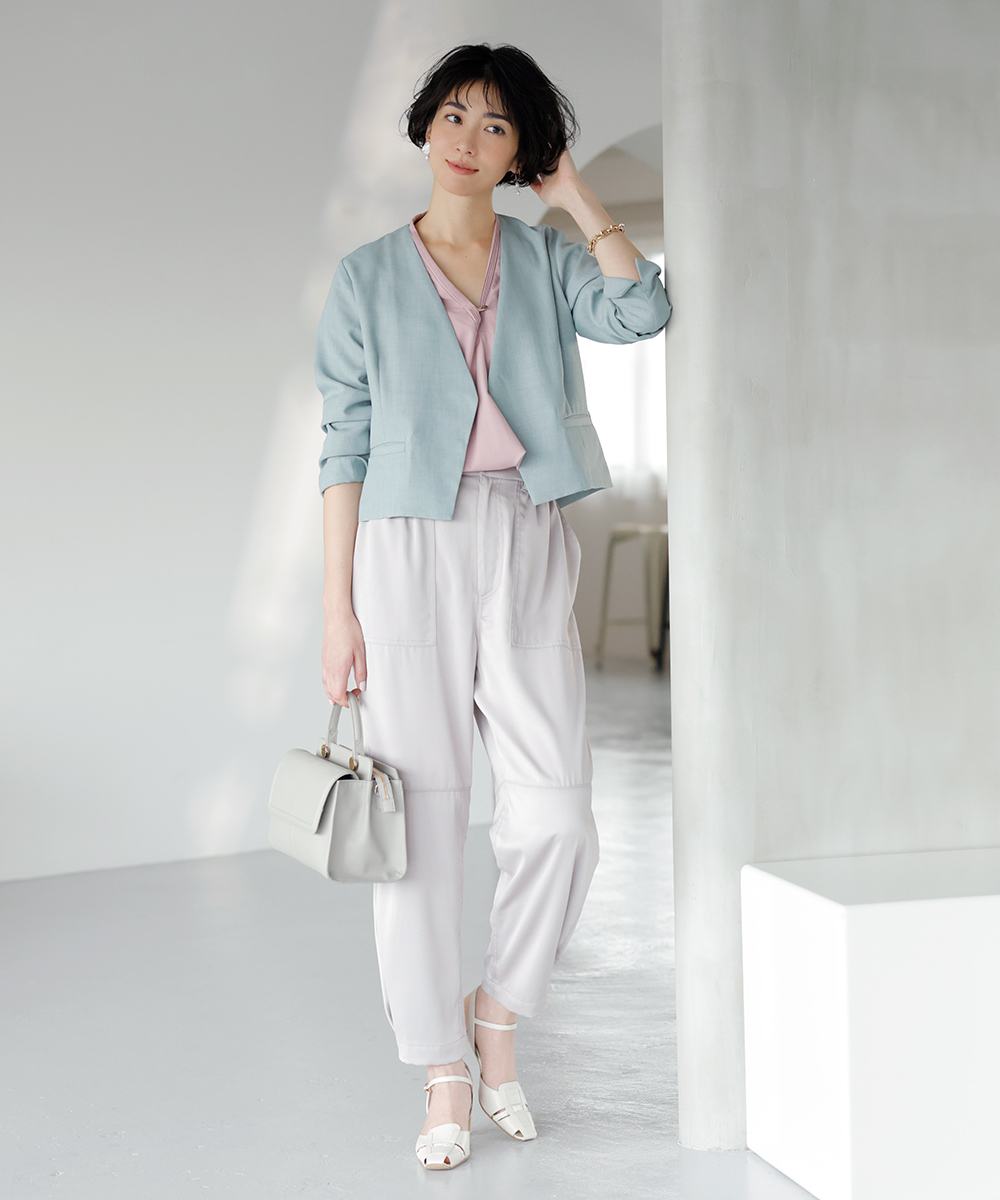 【LAST SALE】未使用品・グロッシー２wayシルエットカーゴパンツ | WEBストア | ファッションレンタル【EDIST. CLOSET】