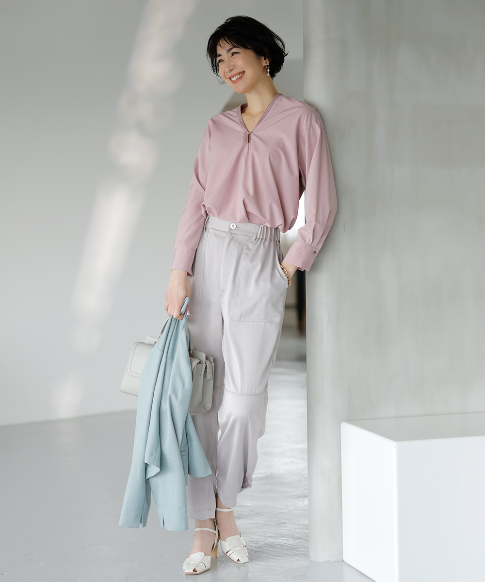 【LAST SALE】未使用品・グロッシー２wayシルエットカーゴパンツ | WEBストア | ファッションレンタル【EDIST. CLOSET】