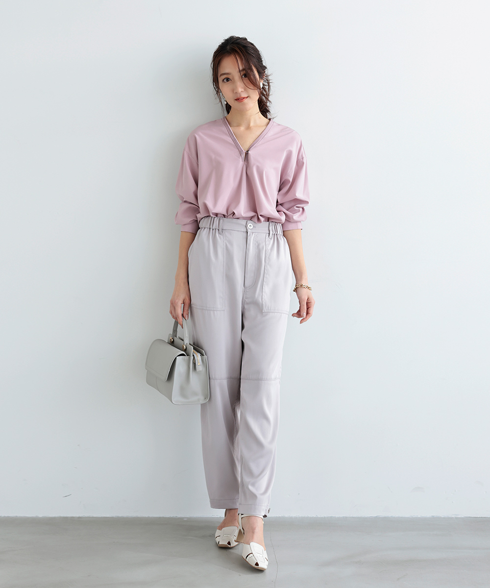 【LAST SALE】未使用品・グロッシー２wayシルエットカーゴパンツ | WEBストア | ファッションレンタル【EDIST. CLOSET】