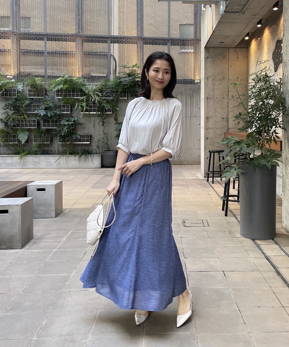 ★50％OFF★幾何学ドット柄マーメイドスカート | WEBストア | ファッションレンタル【EDIST. CLOSET】
