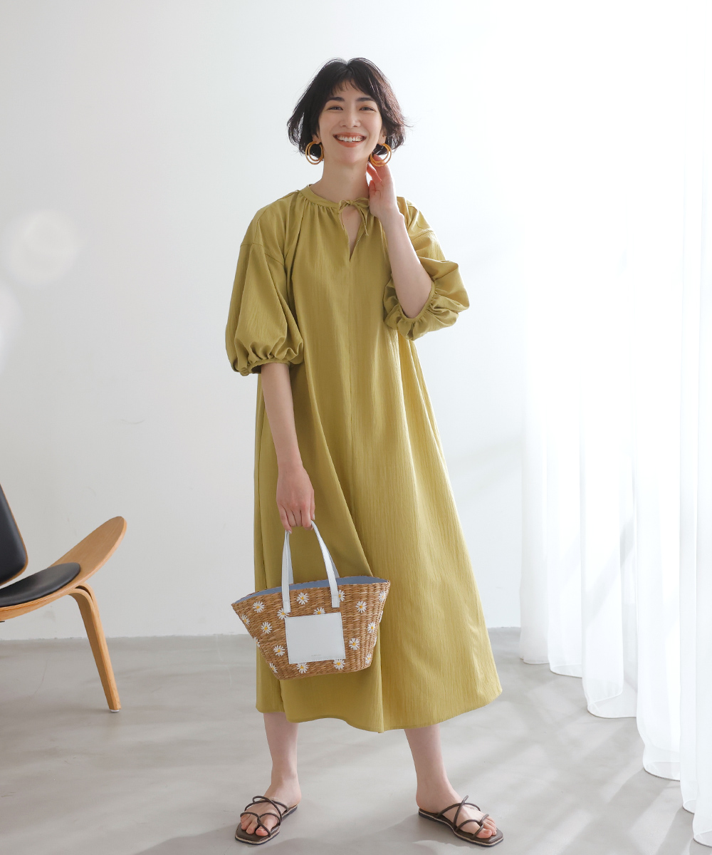 ギャザーカフタンサマーワンピース | WEBストア | ファッションレンタル【EDIST. CLOSET】