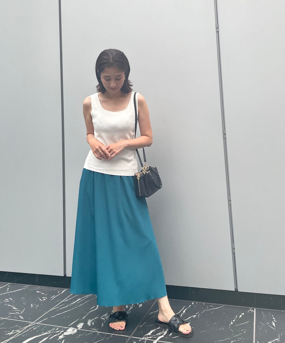 2WAY美デコルテスクエアタンク | WEBストア | ファッションレンタル【EDIST. CLOSET】