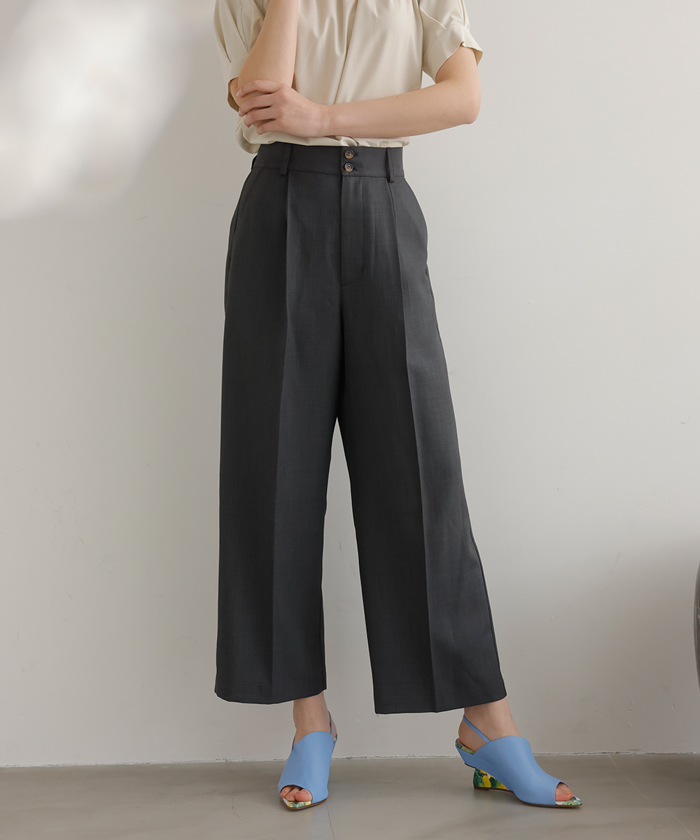 ドライタッチグレーセンタープレスパンツ | WEBストア | ファッションレンタル【EDIST. CLOSET】