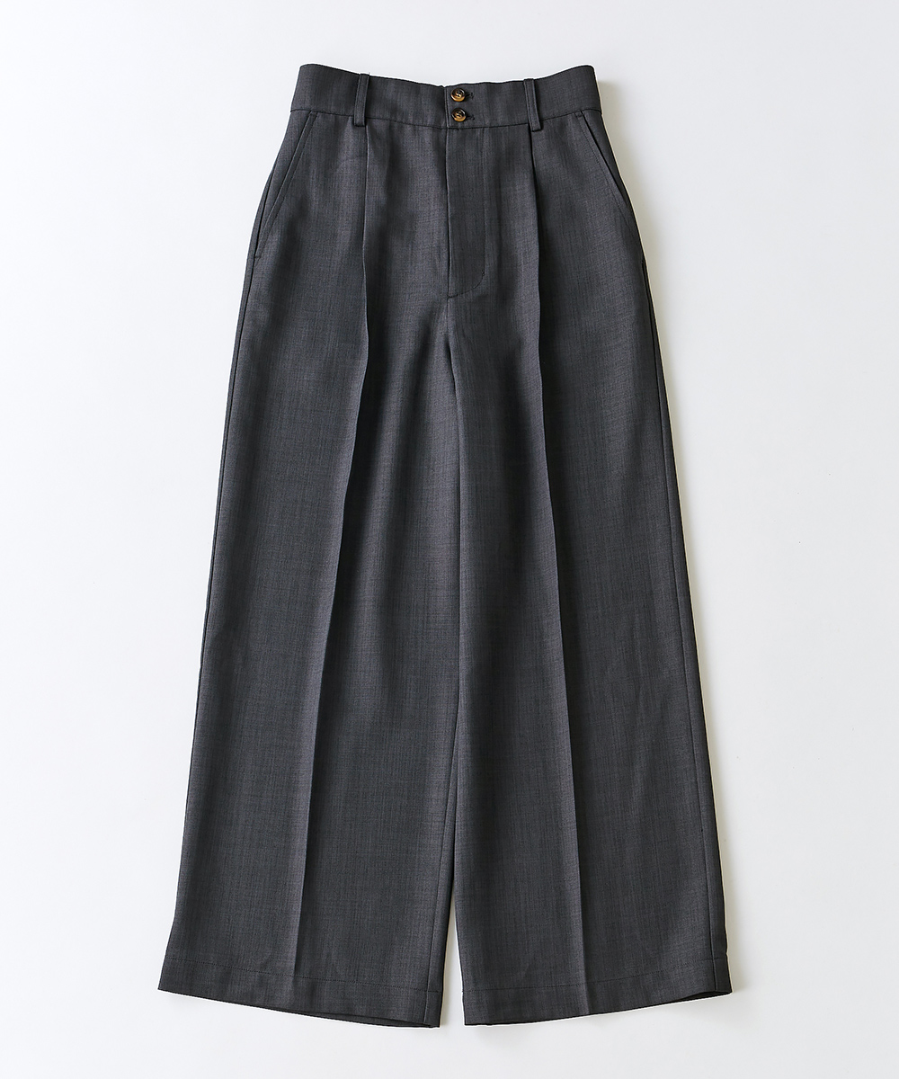 ★新商品★ドライタッチグレーセンタープレスパンツ | WEBストア | ファッションレンタル【EDIST. CLOSET】