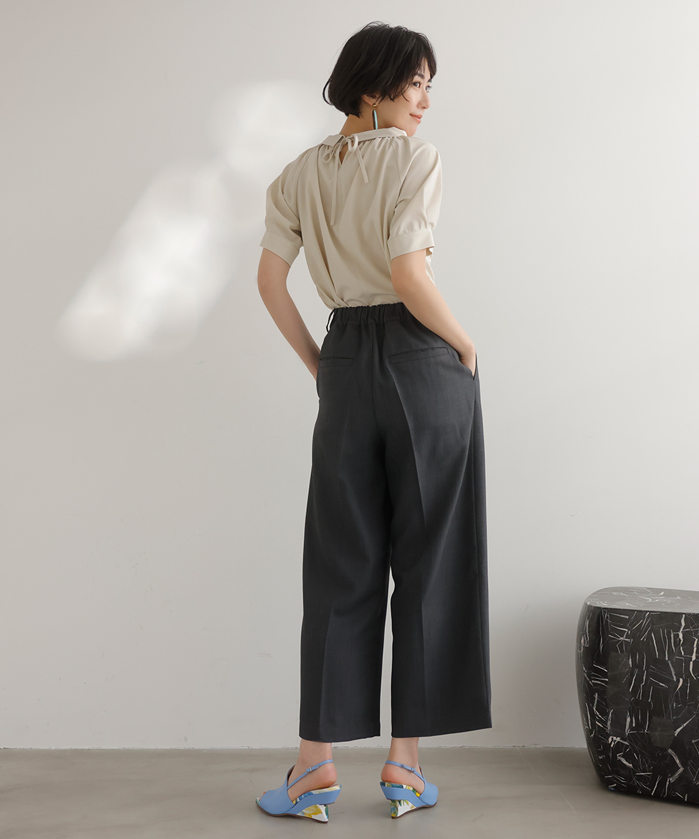 ★新商品★ドライタッチグレーセンタープレスパンツ | WEBストア | ファッションレンタル【EDIST. CLOSET】