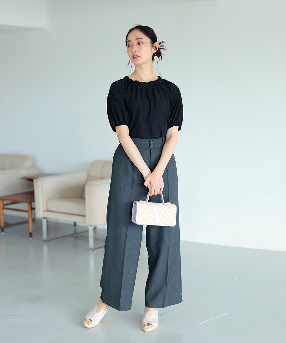 ★新商品★ドライタッチグレーセンタープレスパンツ | WEBストア | ファッションレンタル【EDIST. CLOSET】