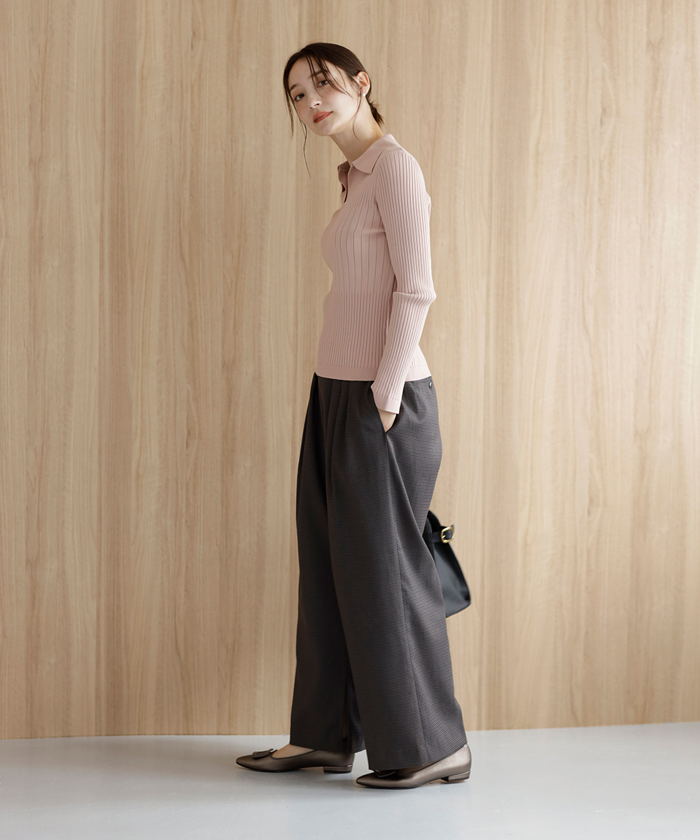 チェック柄スリータックパンツ | WEBストア | ファッションレンタル【EDIST. CLOSET】