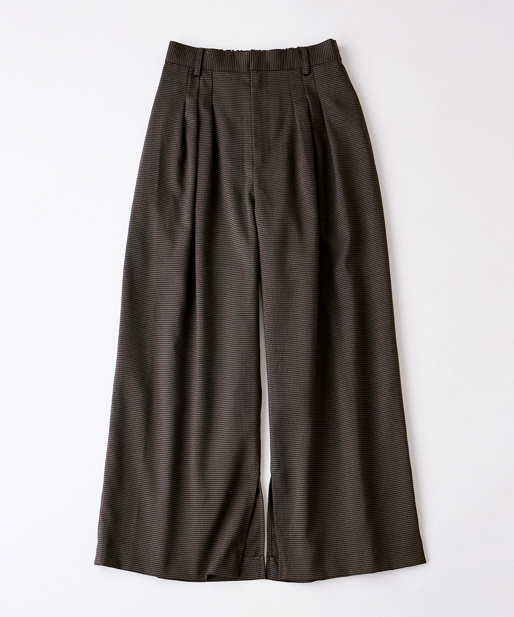 チェック柄スリータックパンツ | WEBストア | ファッションレンタル【EDIST. CLOSET】