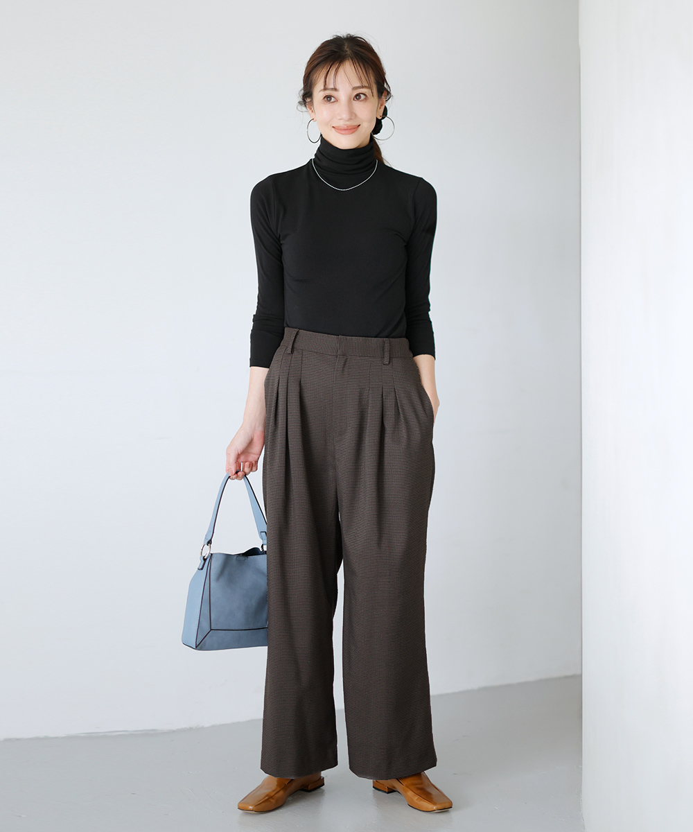 チェック柄スリータックパンツ | WEBストア | ファッションレンタル【EDIST. CLOSET】