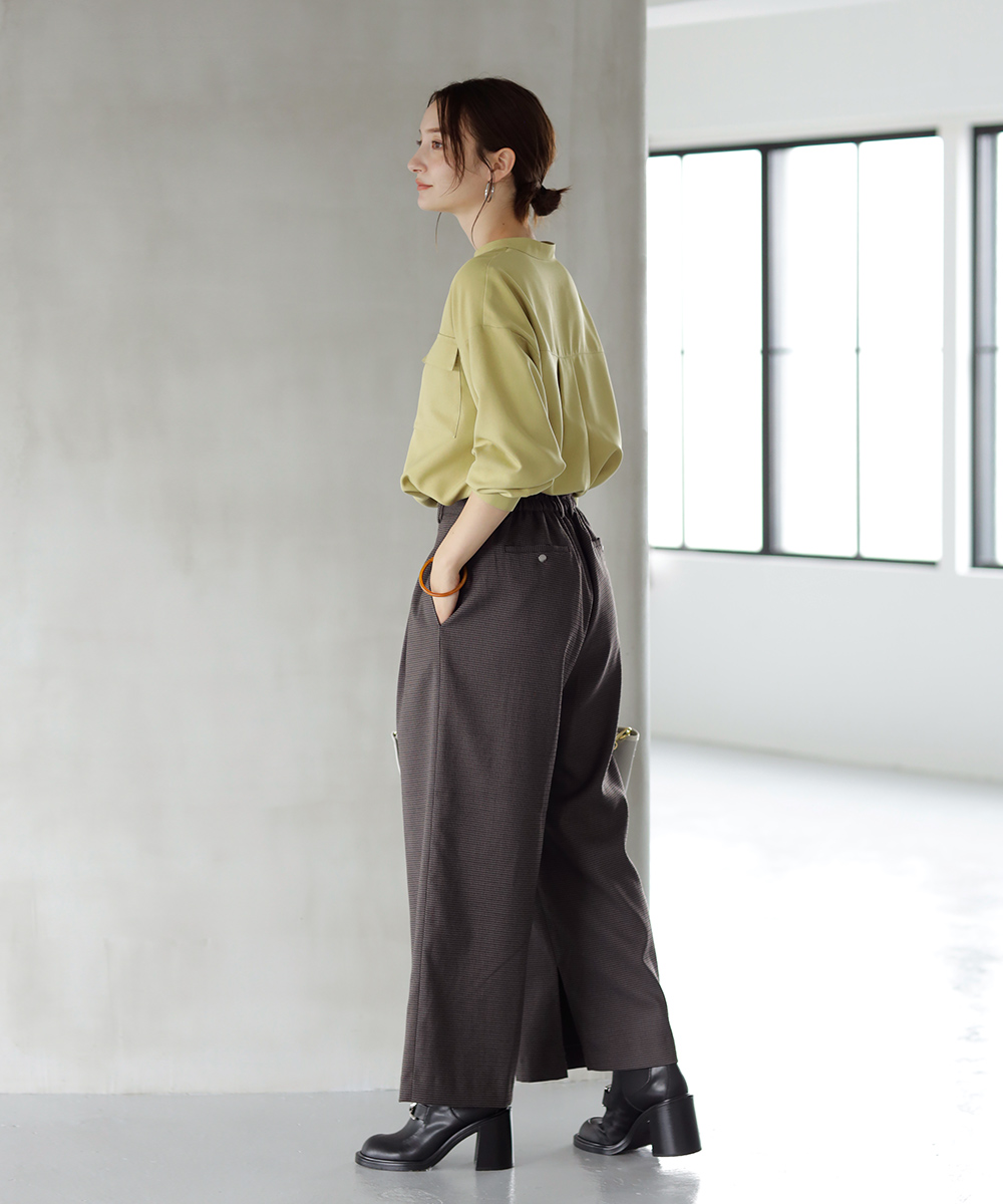 チェック柄スリータックパンツ | WEBストア | ファッションレンタル【EDIST. CLOSET】