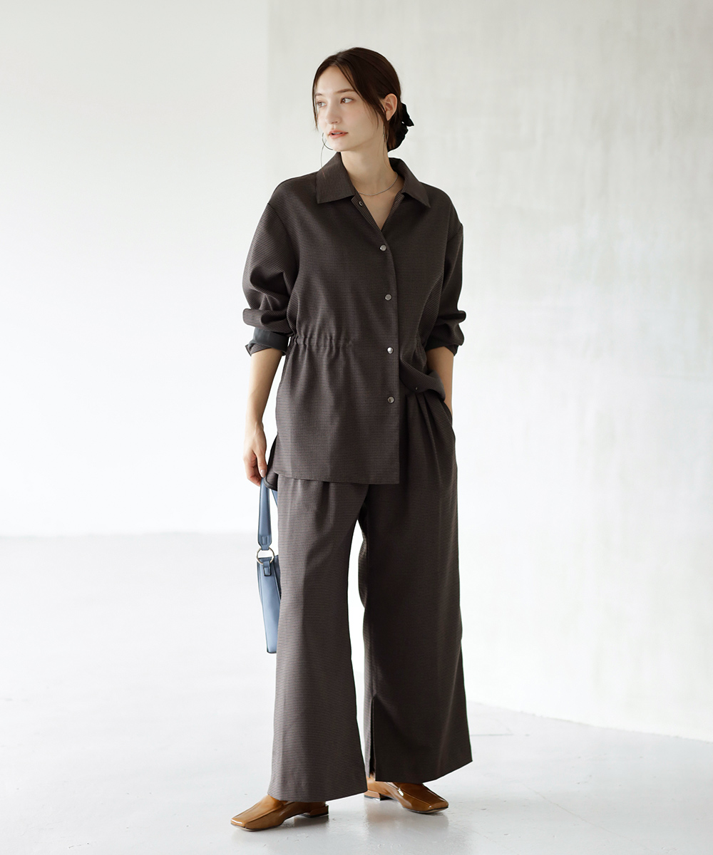 チェック柄スリータックパンツ | WEBストア | ファッションレンタル【EDIST. CLOSET】