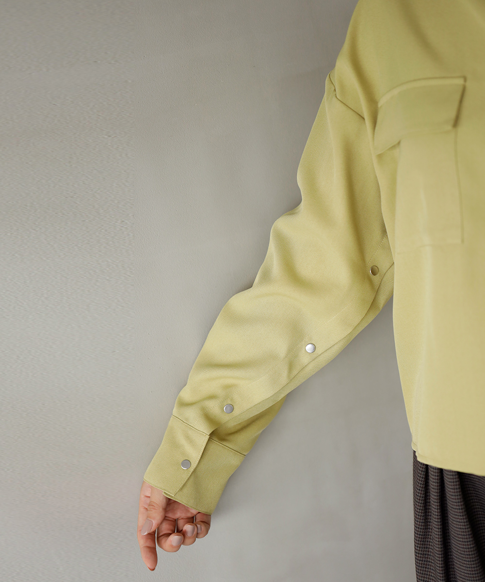 袖ボタン開きスキッパーブラウス | WEBストア | ファッションレンタル【EDIST. CLOSET】