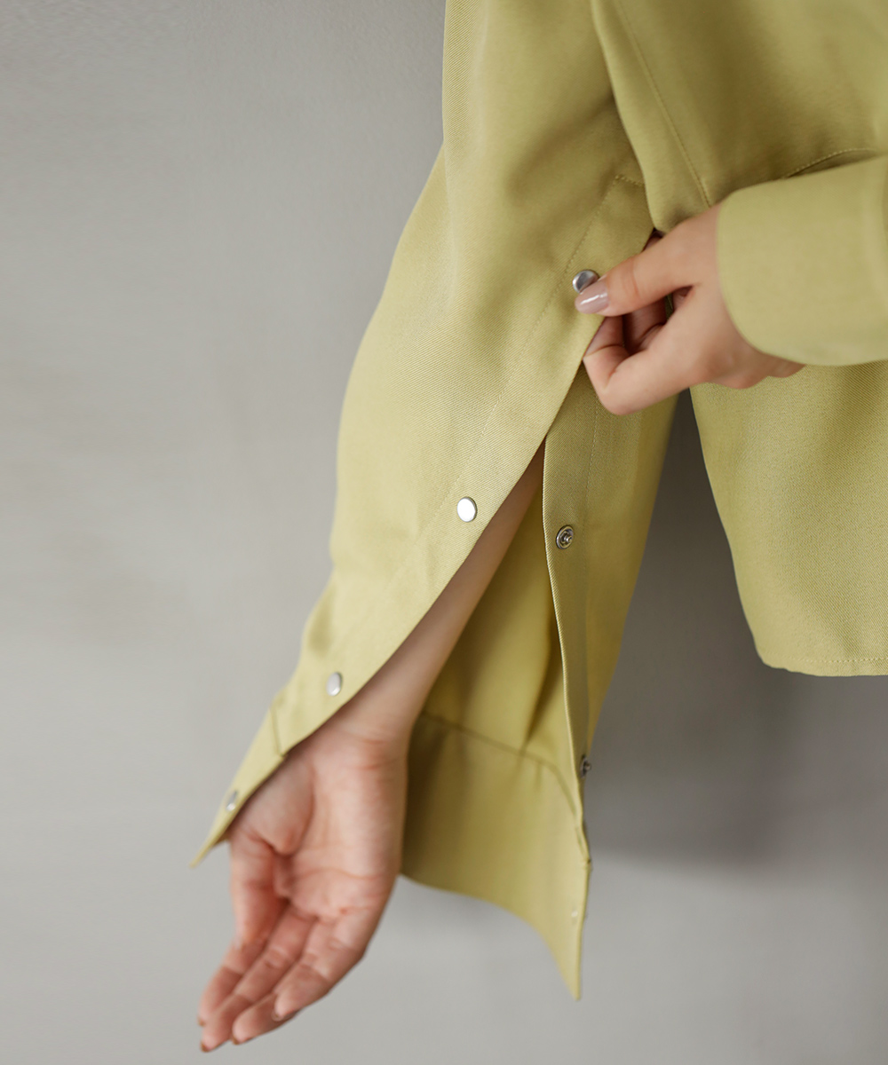袖ボタン開きスキッパーブラウス | WEBストア | ファッションレンタル【EDIST. CLOSET】