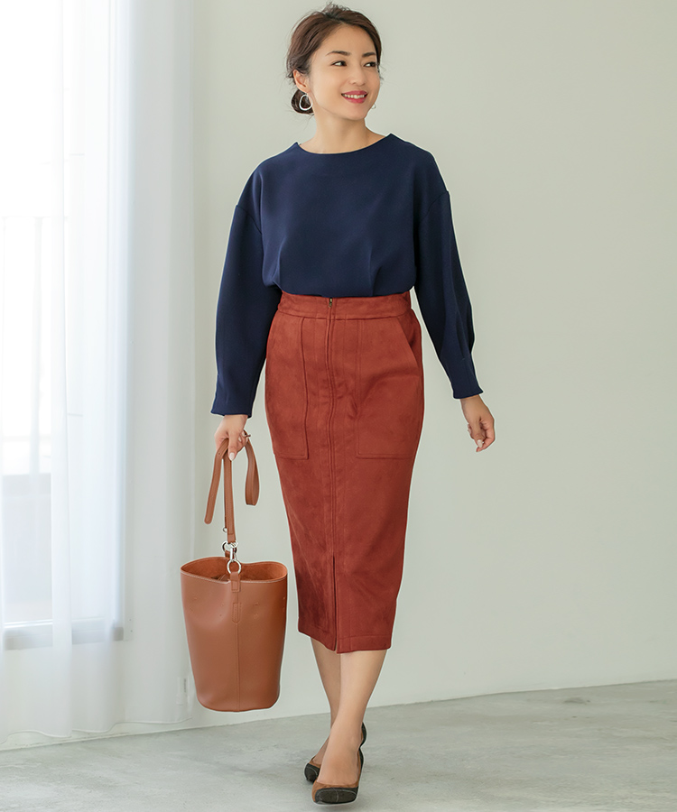 【謝恩SALE】★撮影サンプル特別価格★スウェードライクタイトスカート | WEBストア | ファッションレンタル【EDIST. CLOSET】