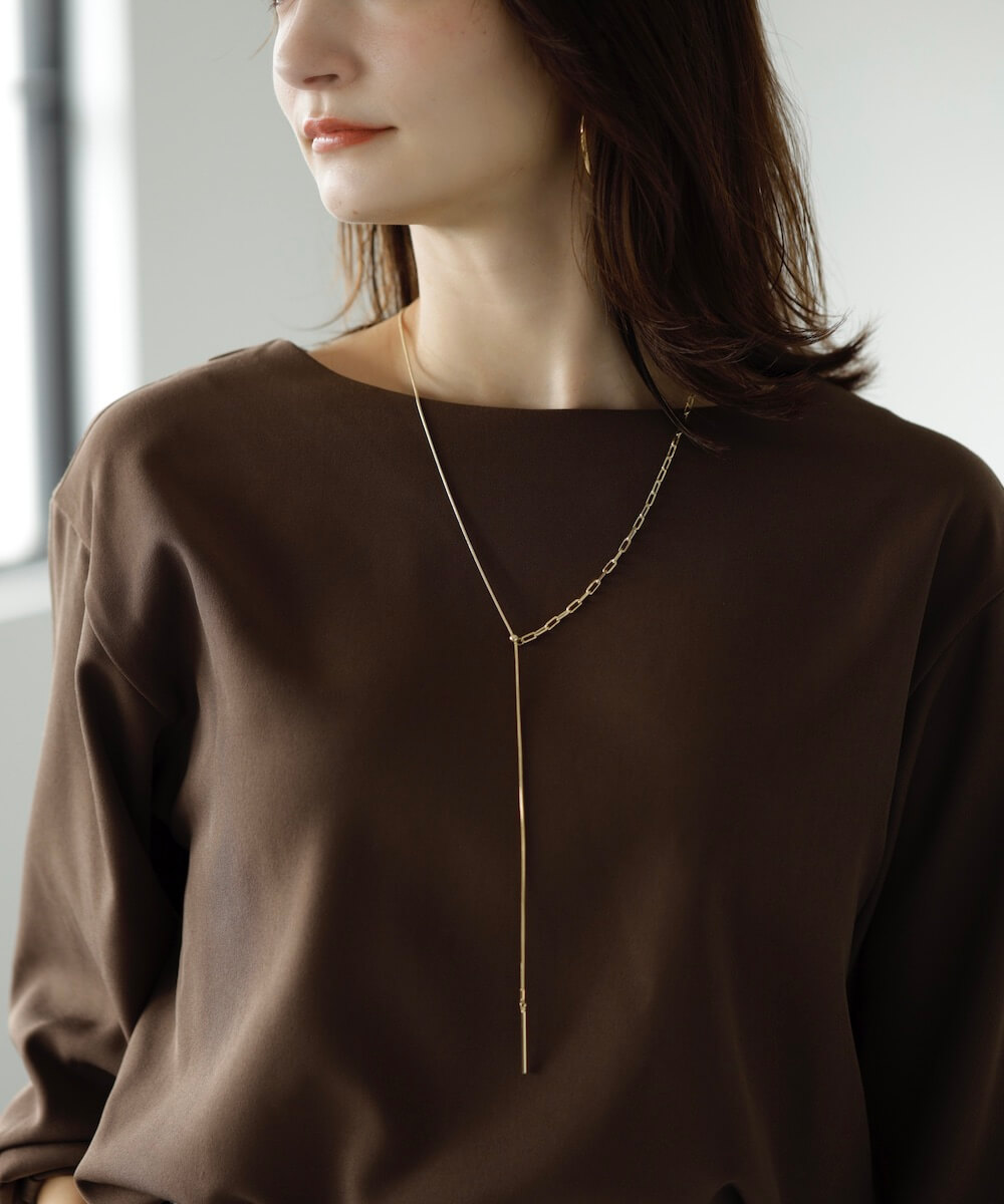 マルチウェイデザインチェーンロングネックレス | WEBストア | ファッションレンタル【EDIST. CLOSET】