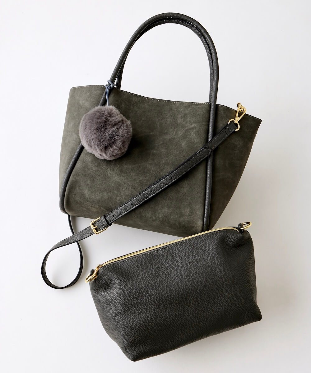 ショルダーバッグ付きスエードトートバッグ | WEBストア | ファッションレンタル【EDIST. CLOSET】