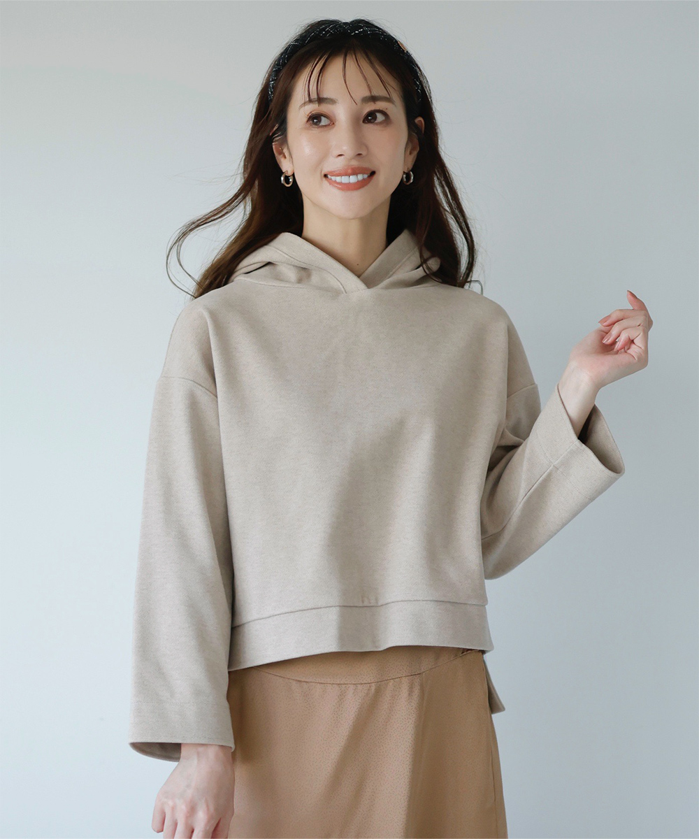 ★40％OFF★レディライクモカベージュフーディー | WEBストア | ファッションレンタル【EDIST. CLOSET】